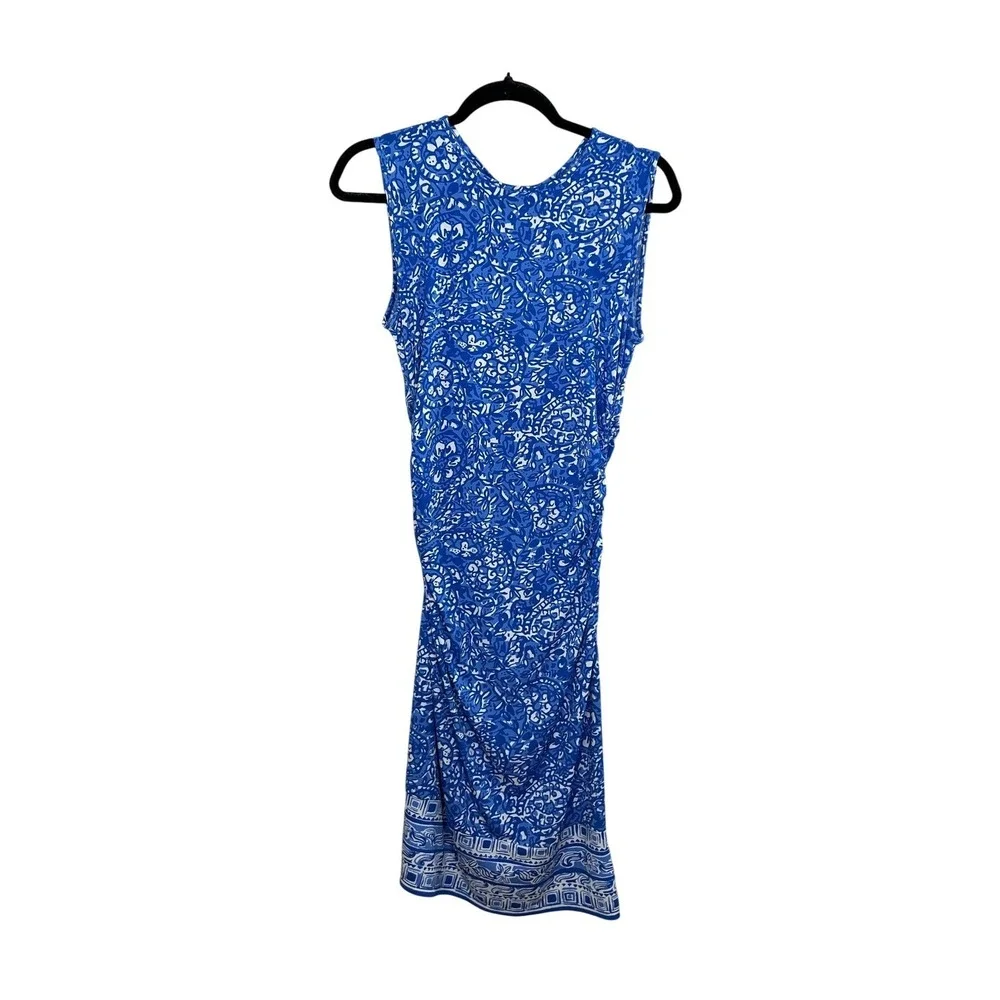 Lilly Pulitzer Give em shell Bay Blue Madeira NWOT Sleeveless‎ StretchMedium